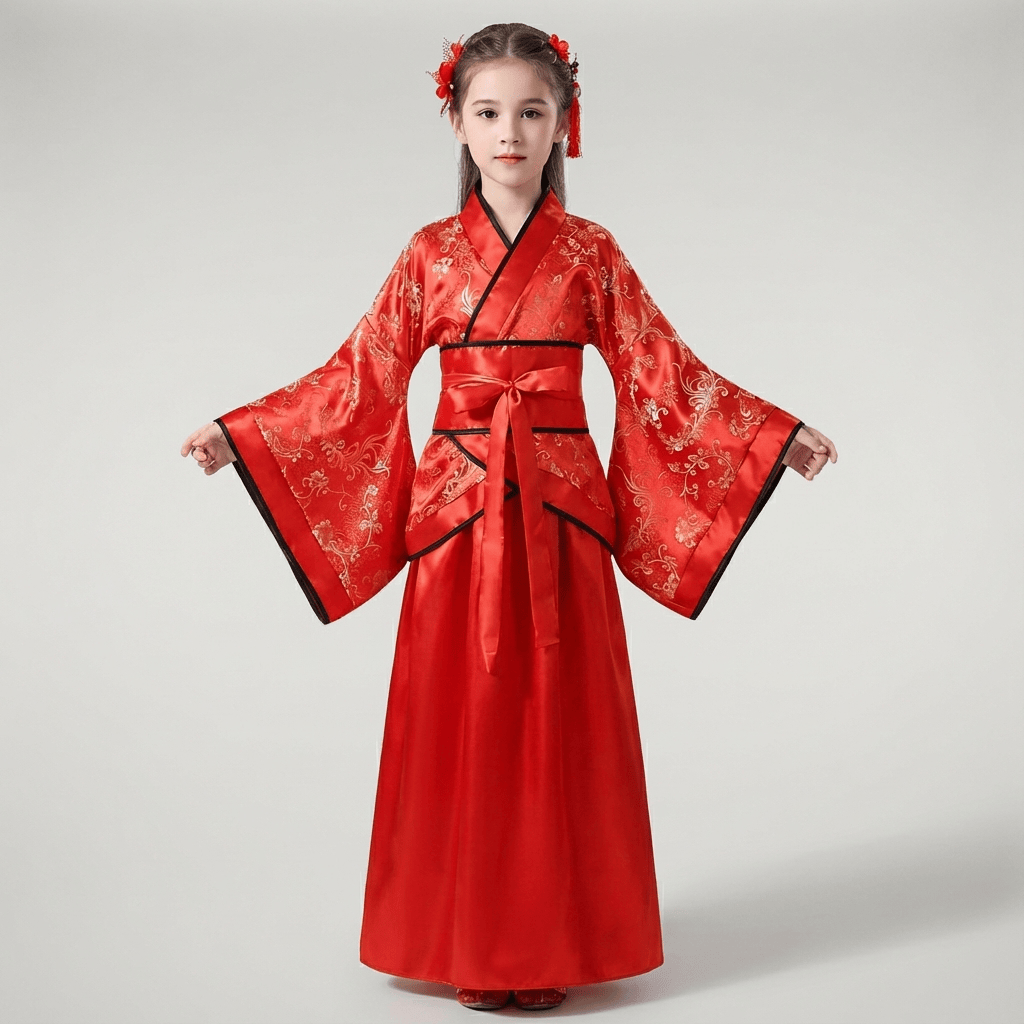 Kimono Chinois Rouge