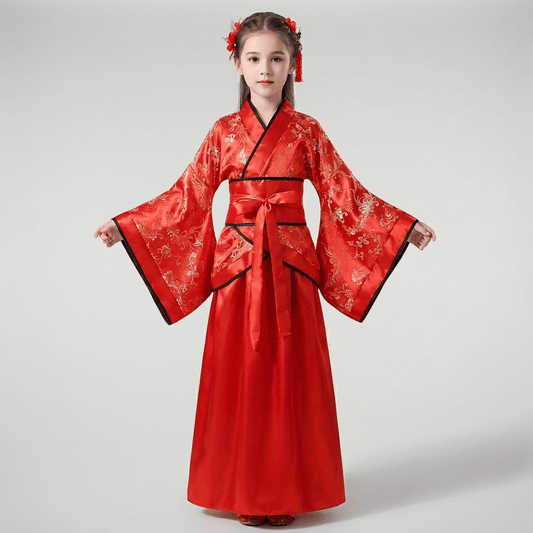 Kimono Chinois Rouge