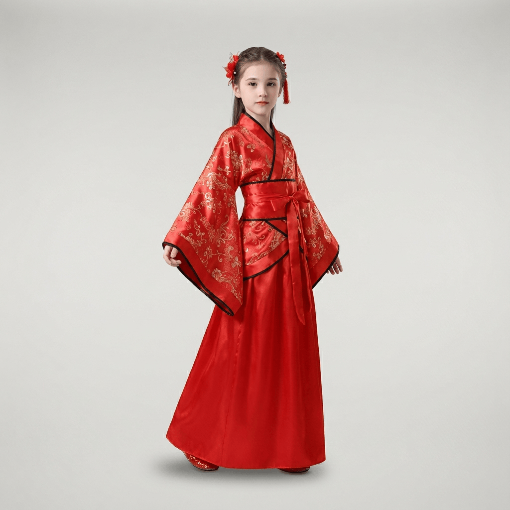 Kimono Chinois Rouge