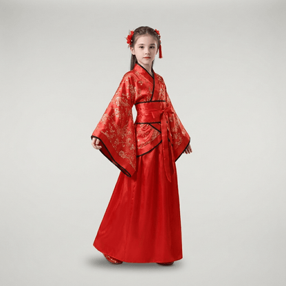 Kimono Chinois Rouge