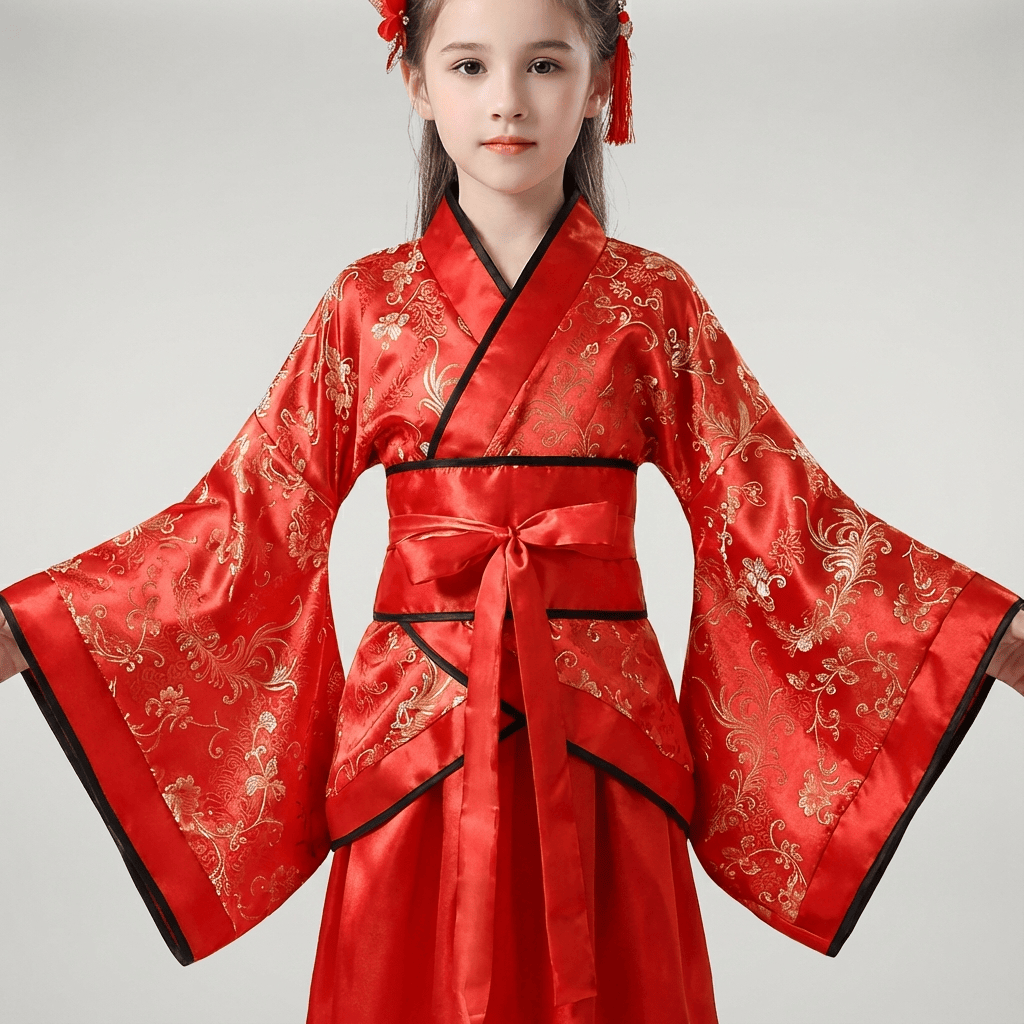 Kimono Chinois Rouge