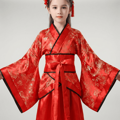 Kimono Chinois Rouge