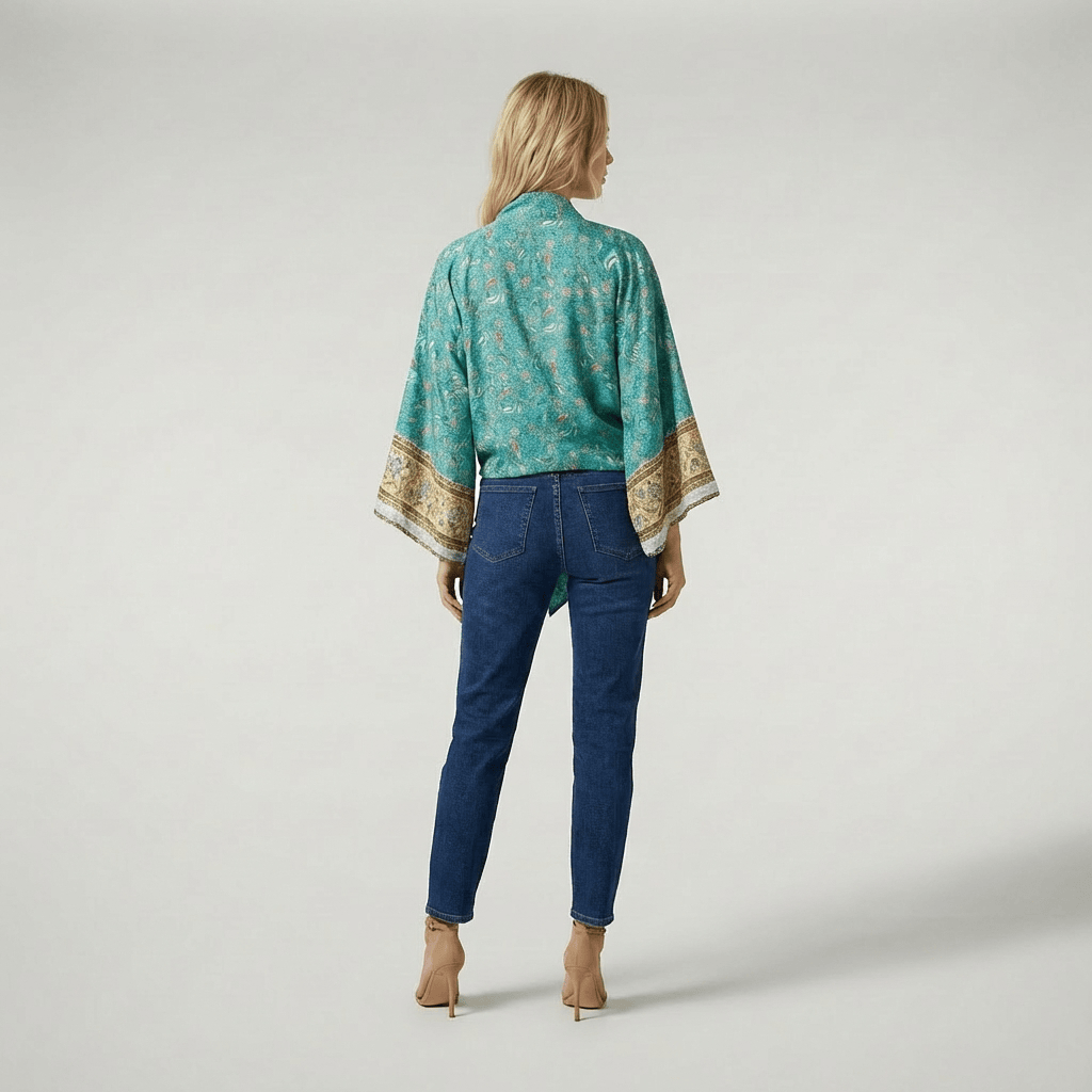 Kimono Court Femme Chic