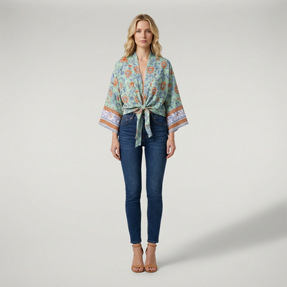 Kimono Court Léger Bohème