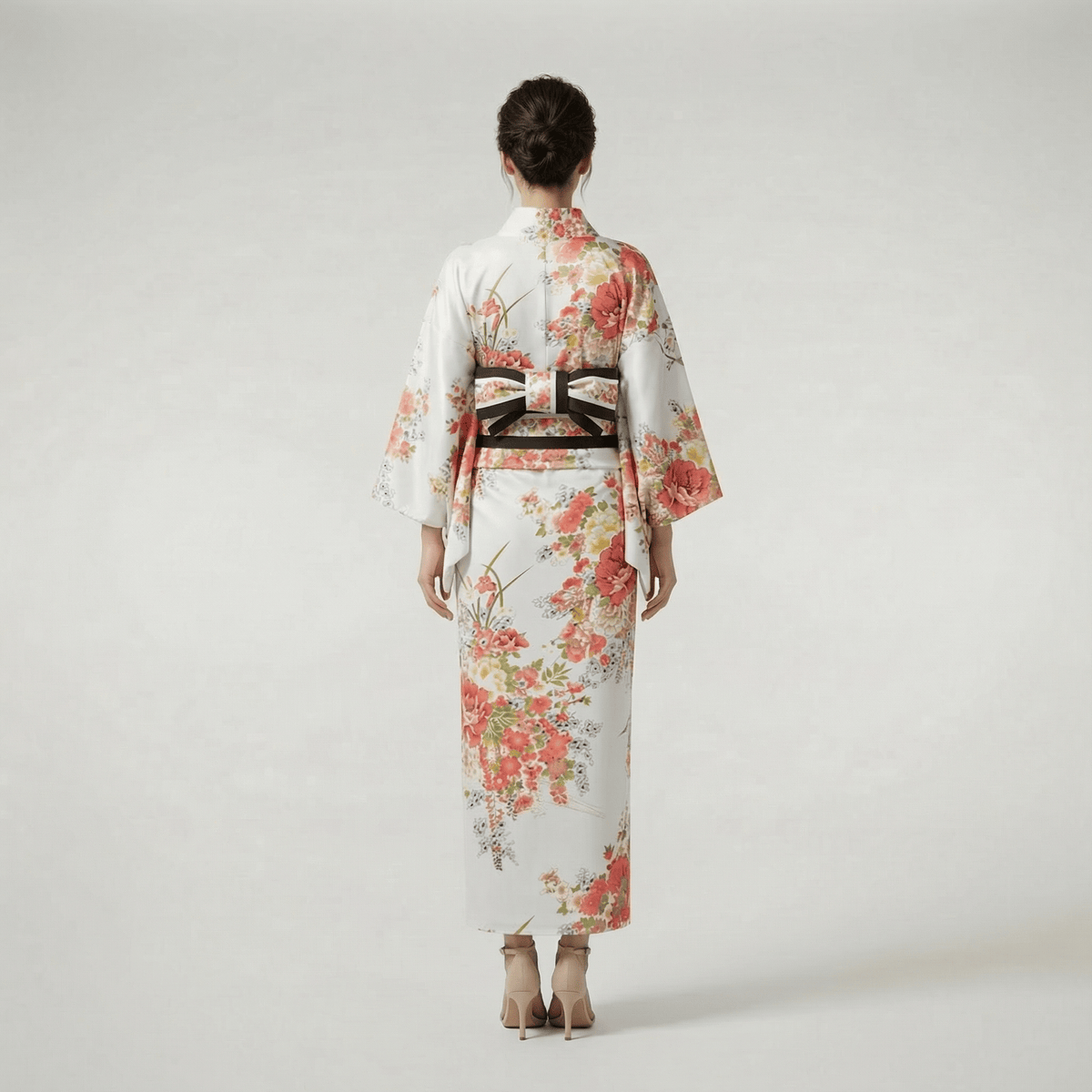 Kimono Femme Long Blanc