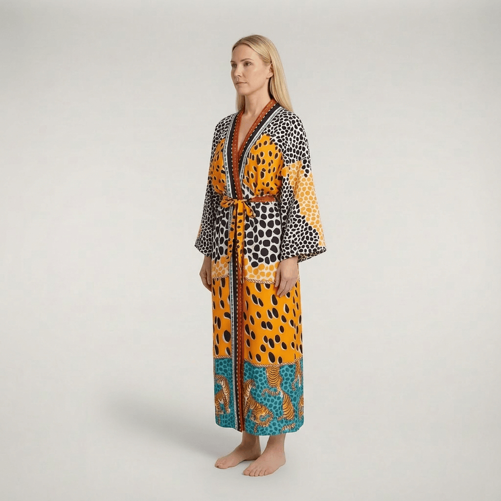 Kimono Femme Motif Tigre