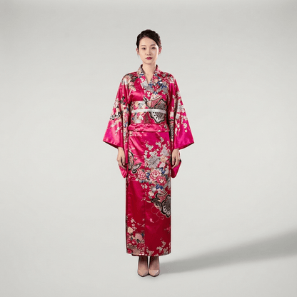 Kimono Floral Femme Japonais