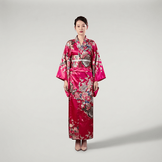 Kimono Floral Femme Japonais