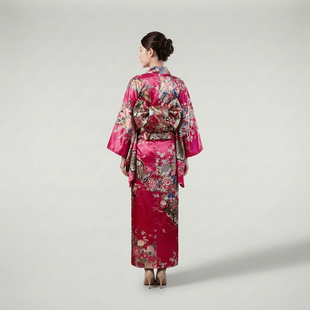 Kimono Floral Femme Japonais