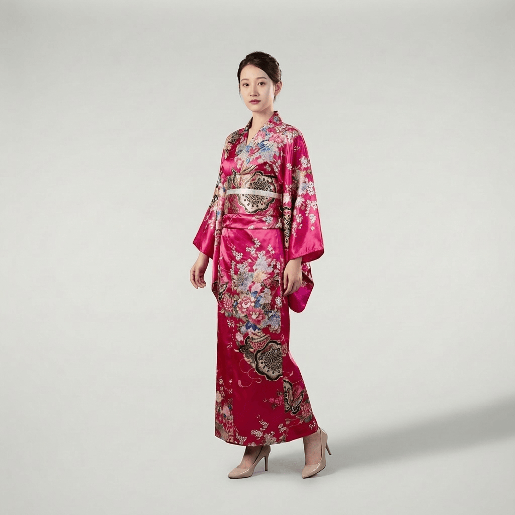 Kimono Floral Femme Japonais
