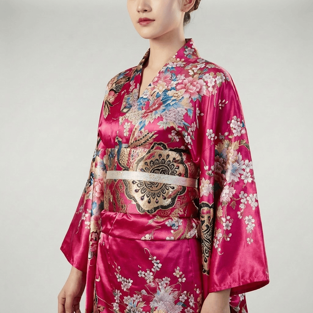 Kimono Floral Femme Japonais