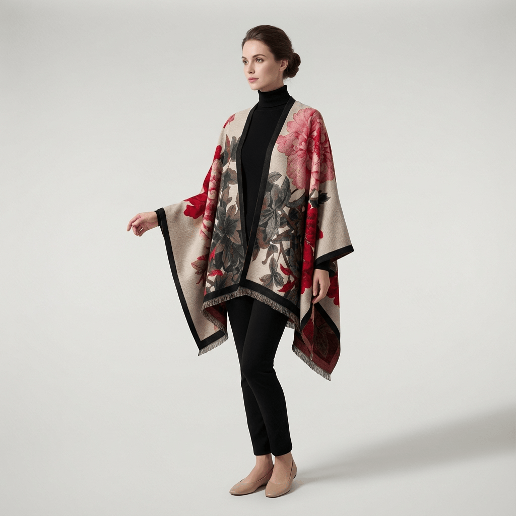 Kimono Floral Rouge