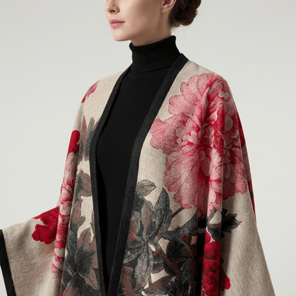 Kimono Floral Rouge