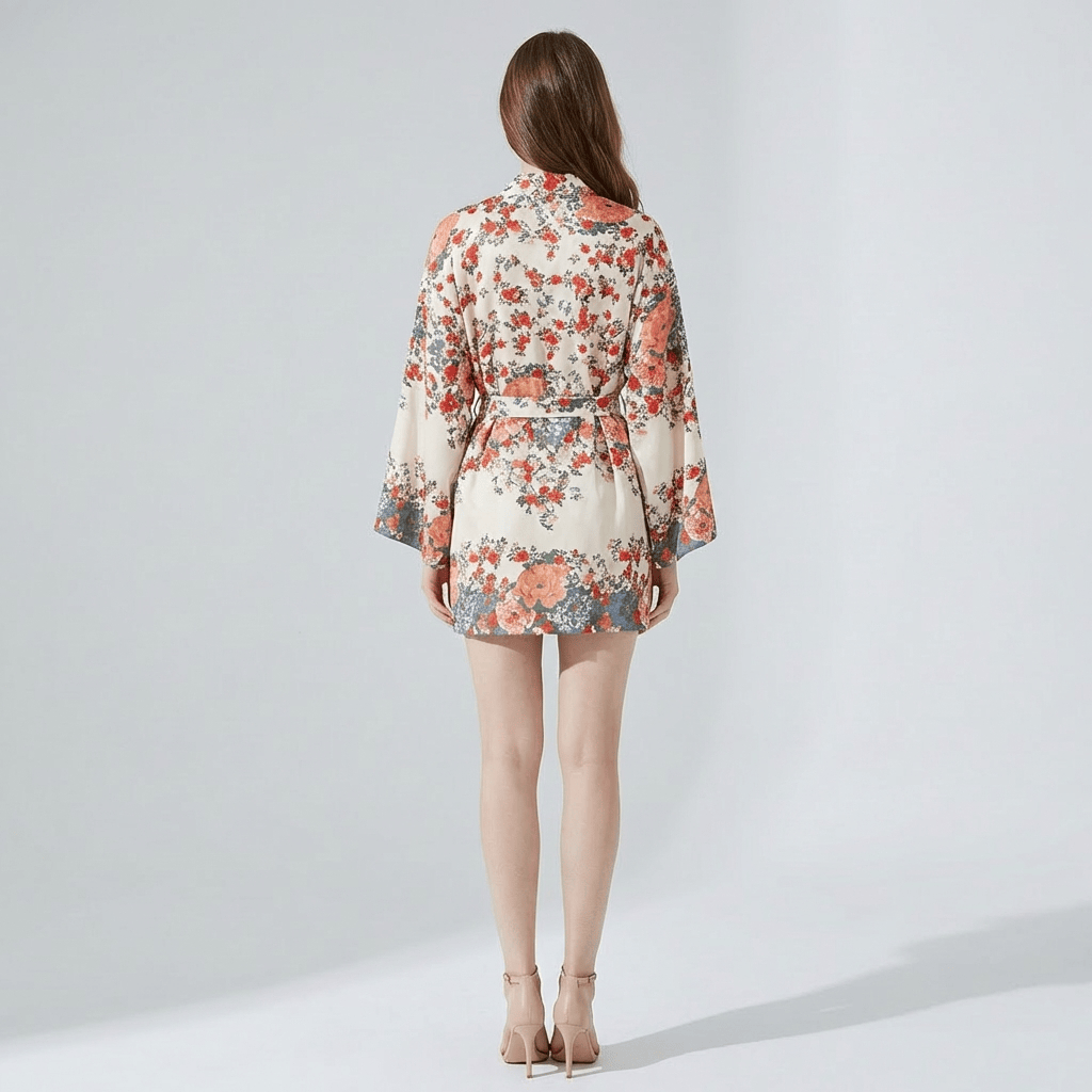 Kimono Floral Style Bohème