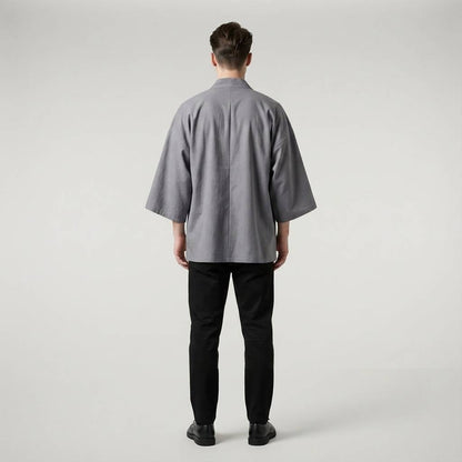 Kimono Gris Unis Homme