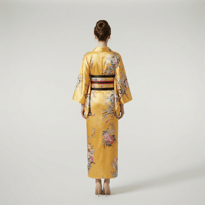 Kimono Japonais Jaune