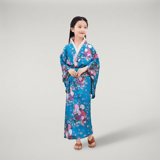 Kimono Japonais Traditionnel Fille