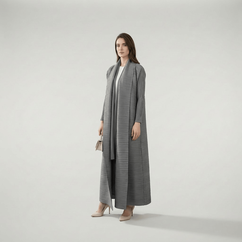 Kimono Femme Gris Clair