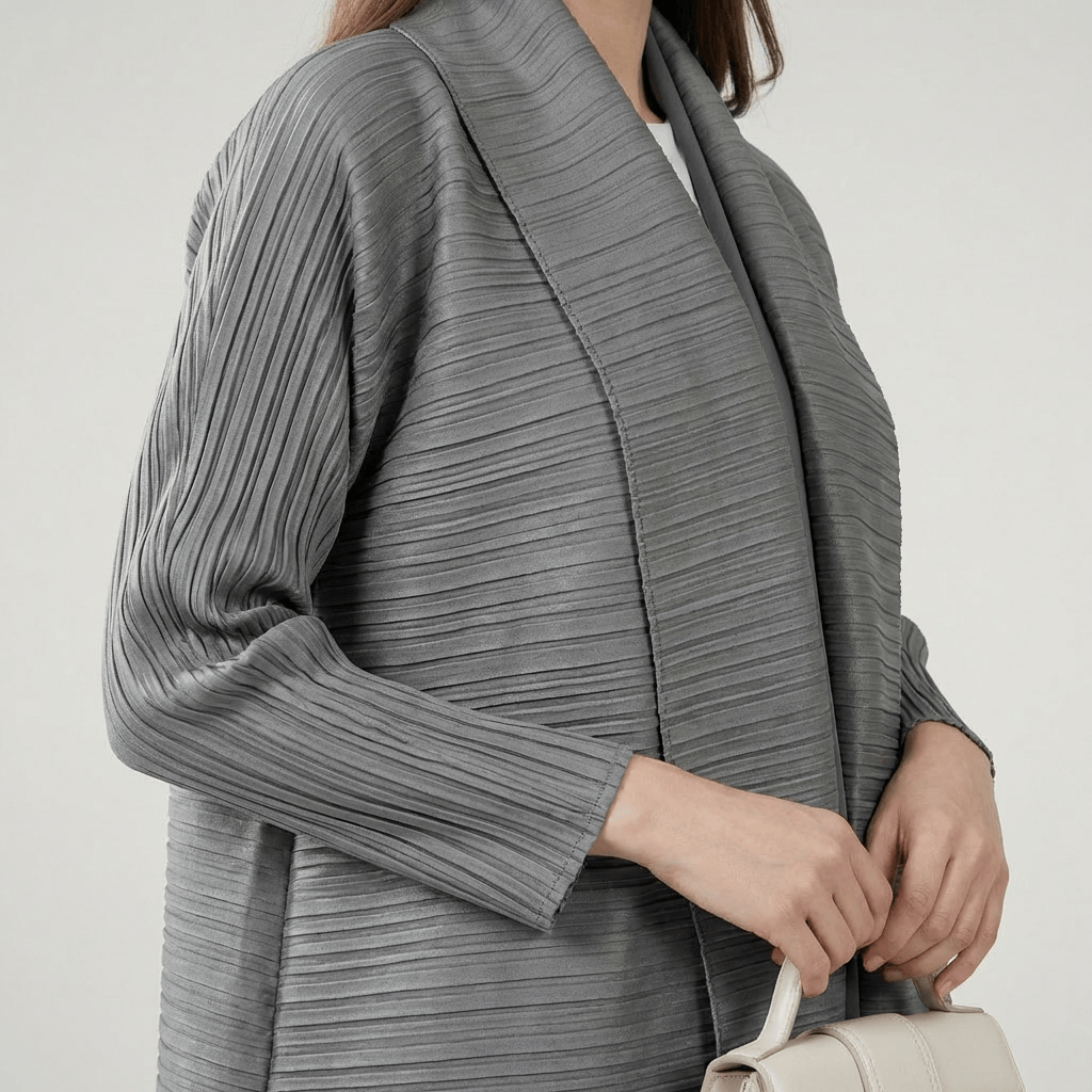 Kimono Femme Gris Clair