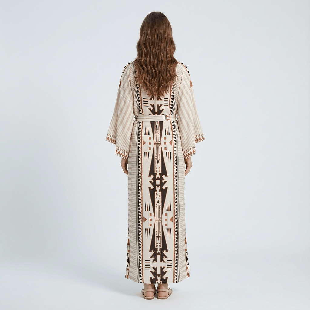 Kimono Long Fluide Femme