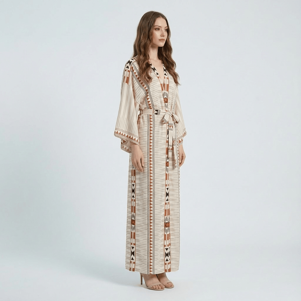 Kimono Long Fluide Femme