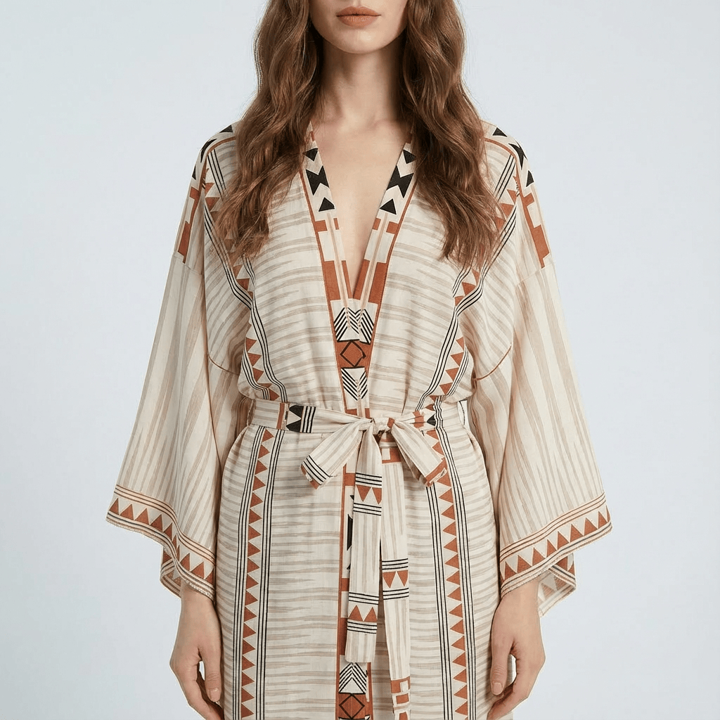 Kimono Long Fluide Femme