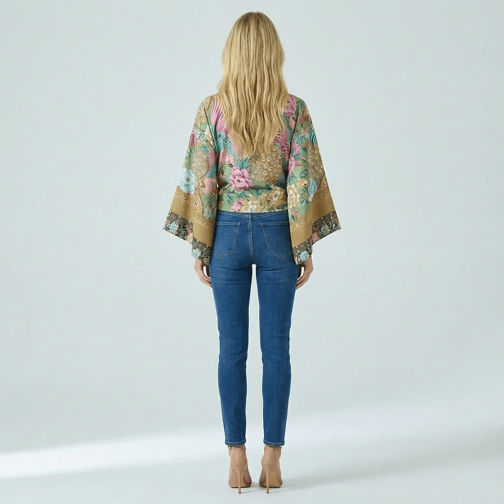 Kimono Paon Vert