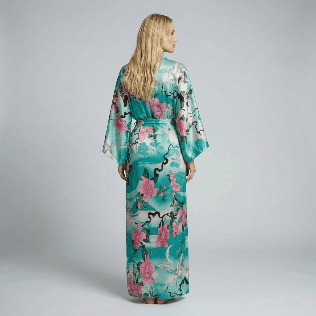 Kimono Plage Fleuri Femme