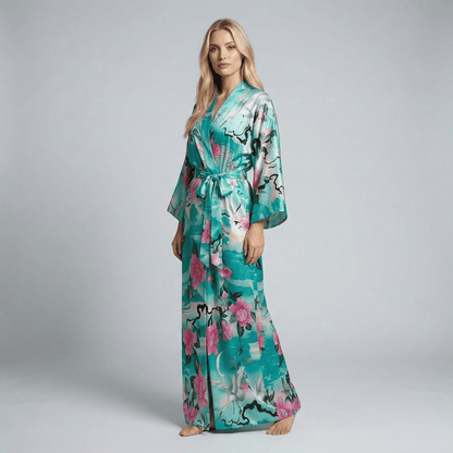 Kimono Plage Fleuri Femme