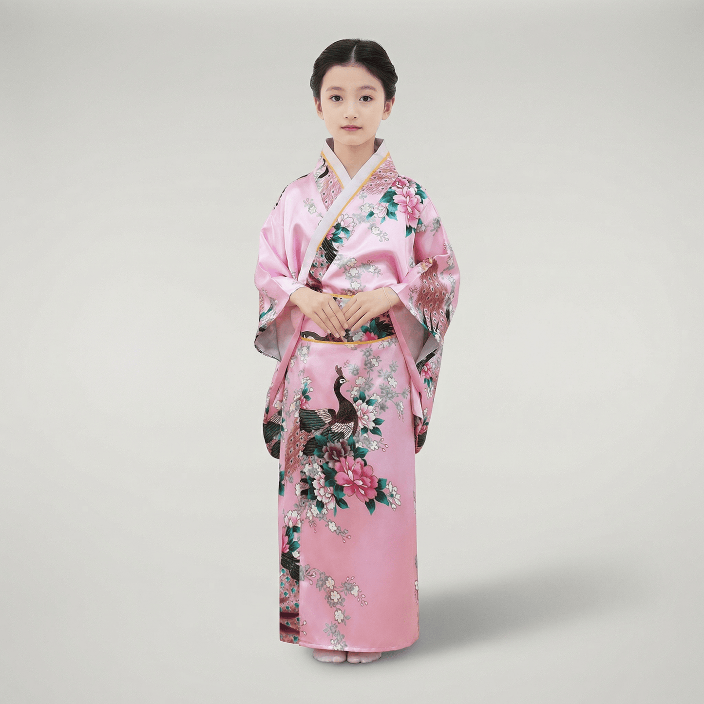 Kimono Rose Japonais Pour Enfant