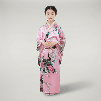 Kimono Rose Japonais Pour Enfant