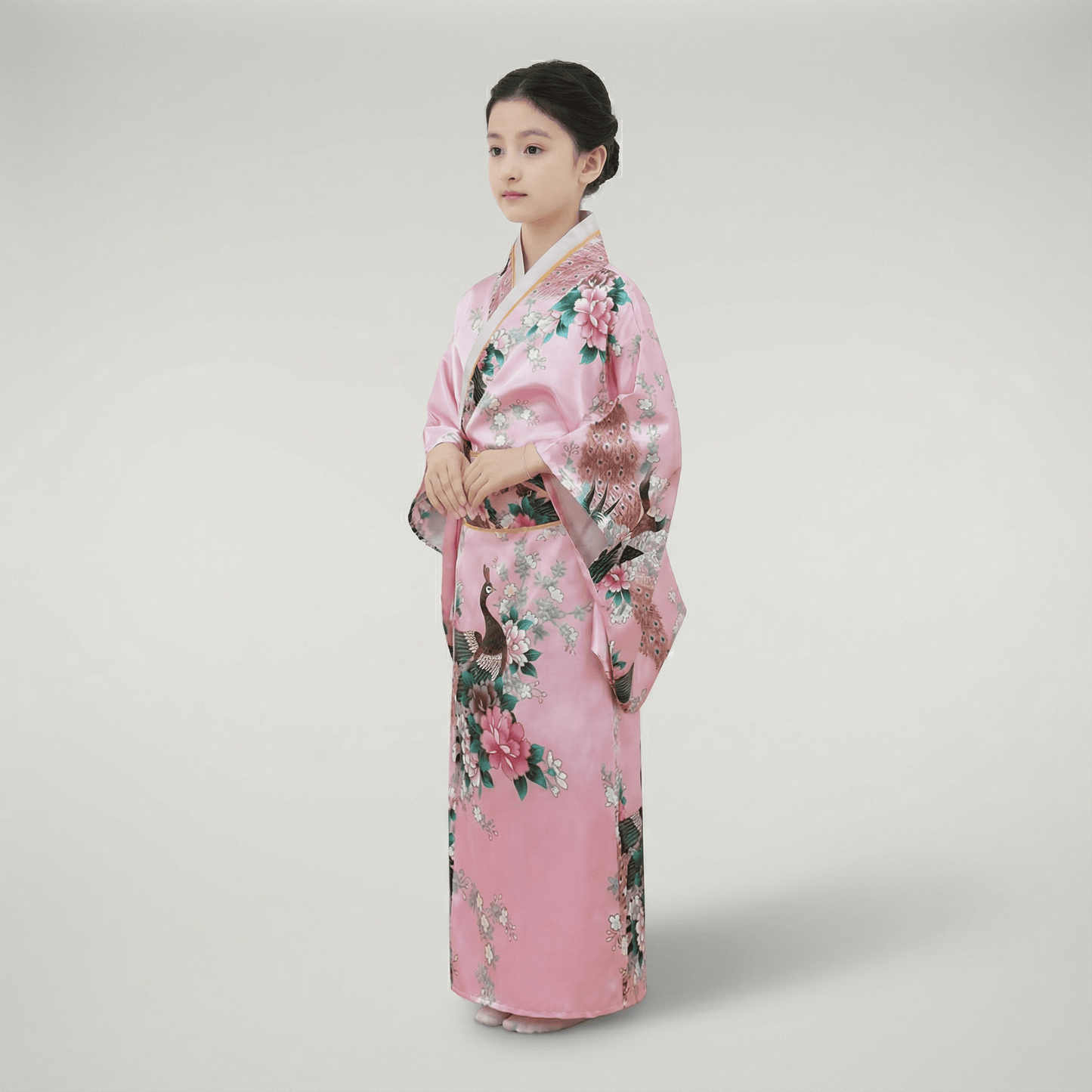 Kimono Rose Japonais Pour Enfant