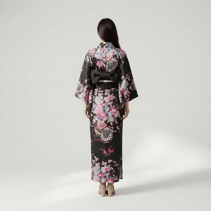 Kimono Traditionnel Japonais Noir