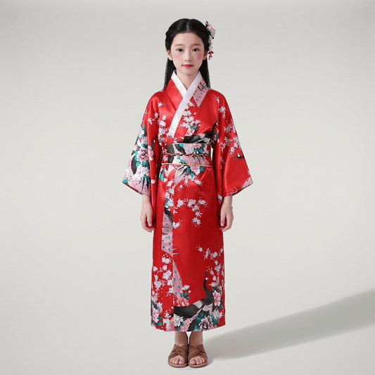 Kimono Traditionnel Japonais Petite Fille