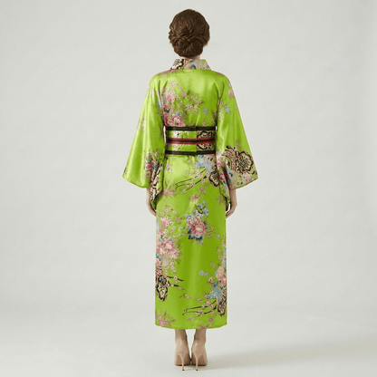 Kimono Vert Traditionnel Japonais
