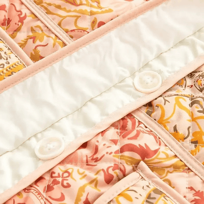 Manteau Kimono Imprime Jaune