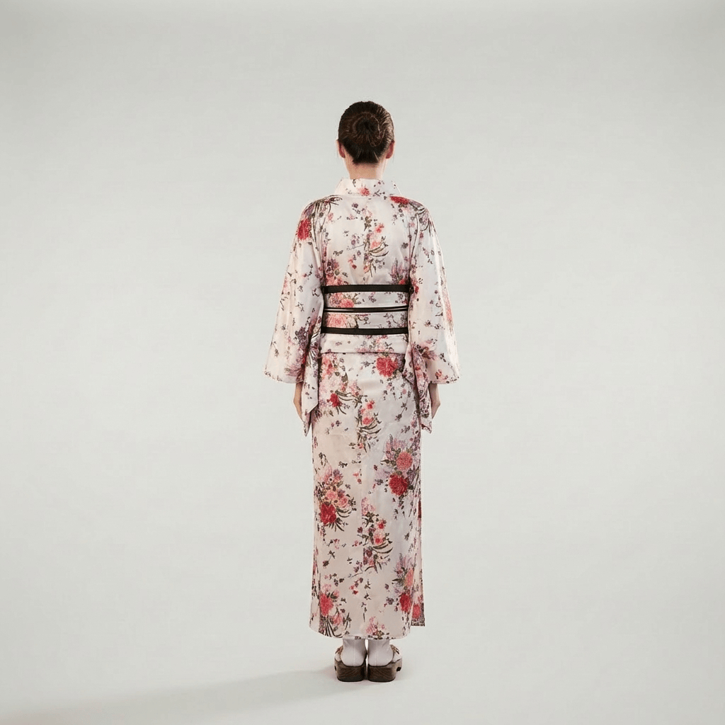 Motif Floral Kimono Japonais