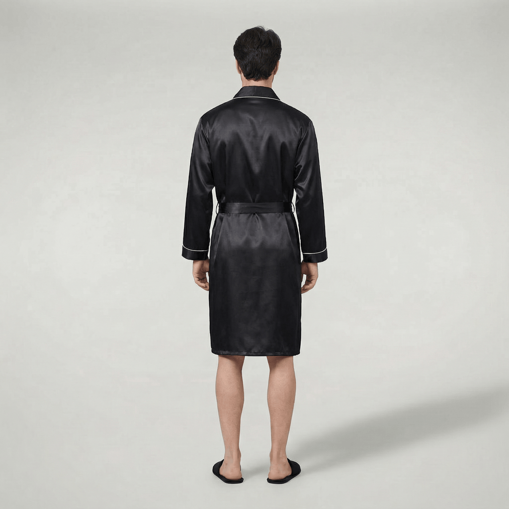 Peignoir Kimono Satin Homme