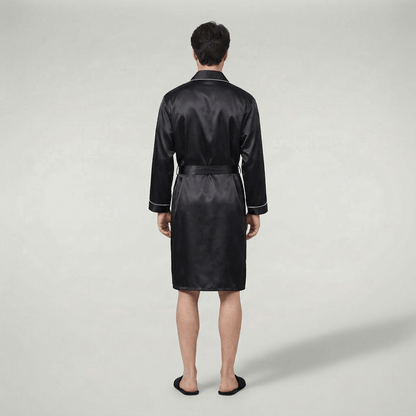 Peignoir Kimono Satin Homme