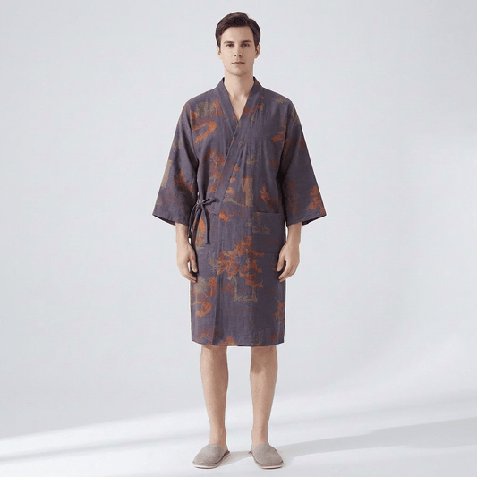 Pyjama Kimono Homme Coton