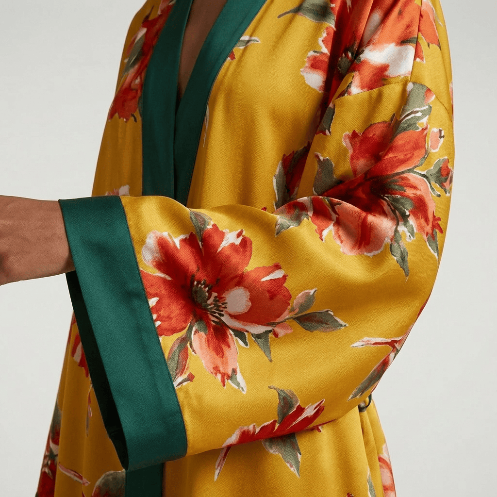 Lys rouges sur fond doré