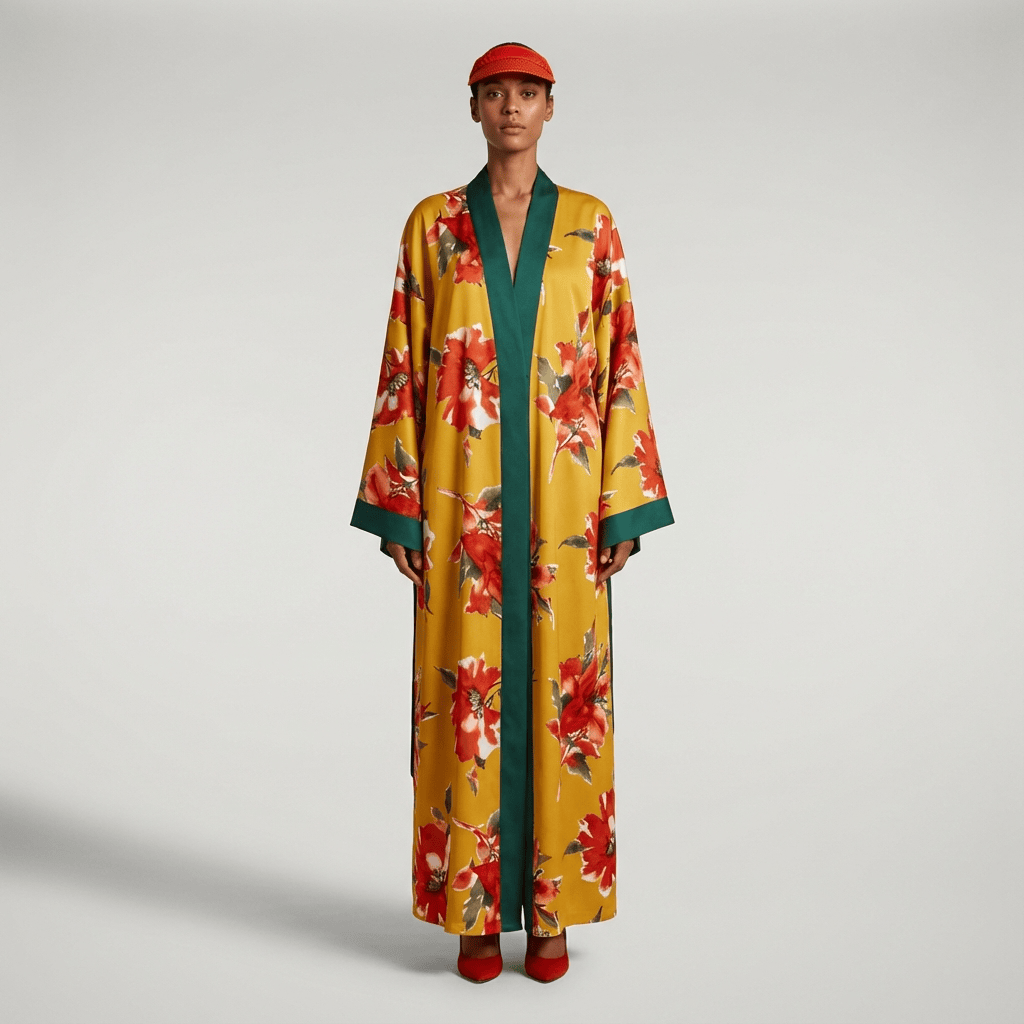 Lys rouges sur fond doré