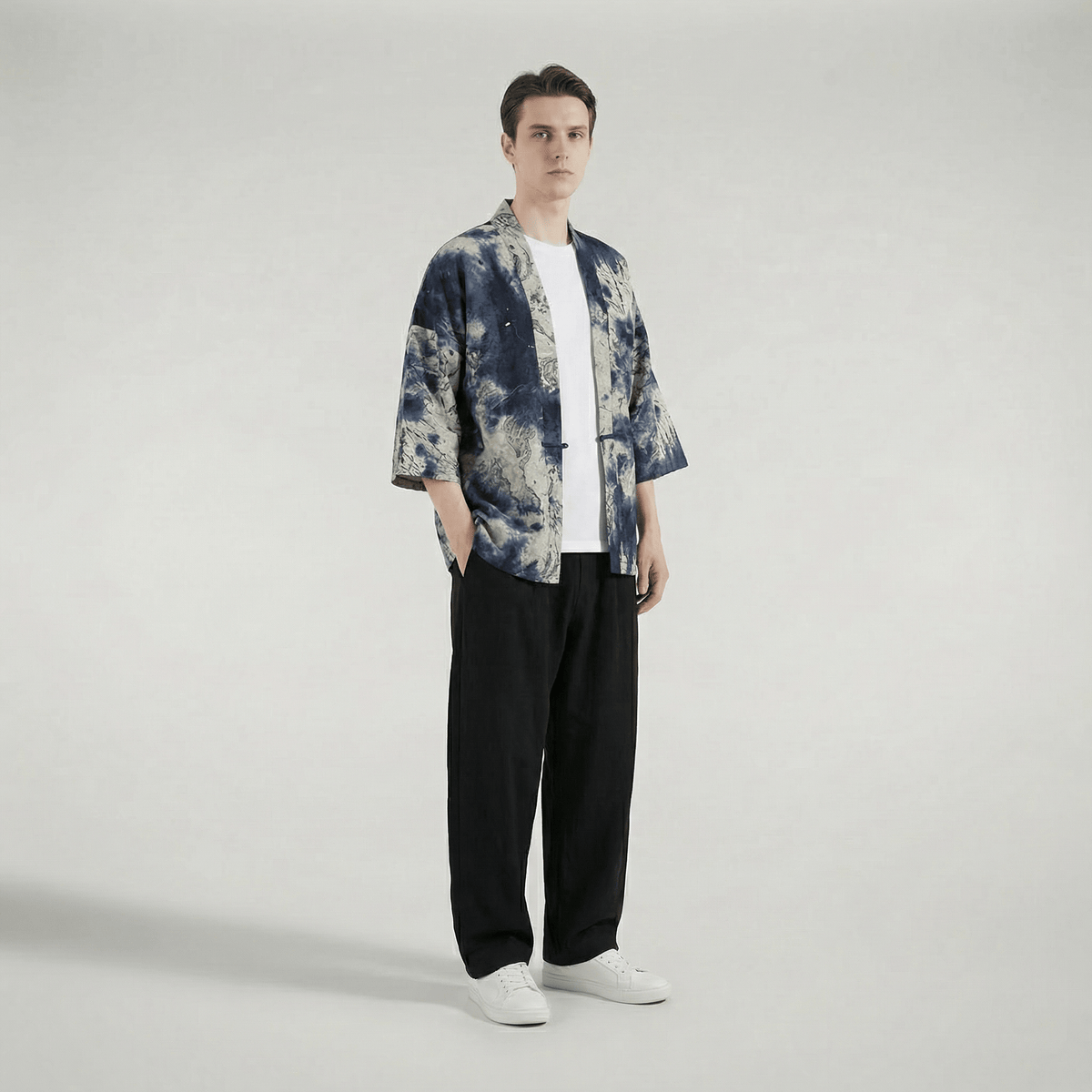 Vest Style Kimono Homme