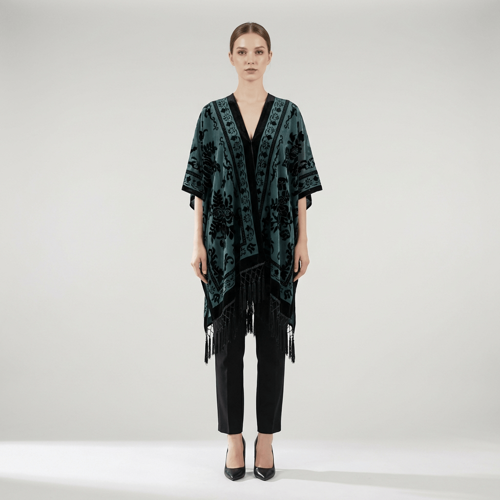 Veste Kimono Bohême Châle