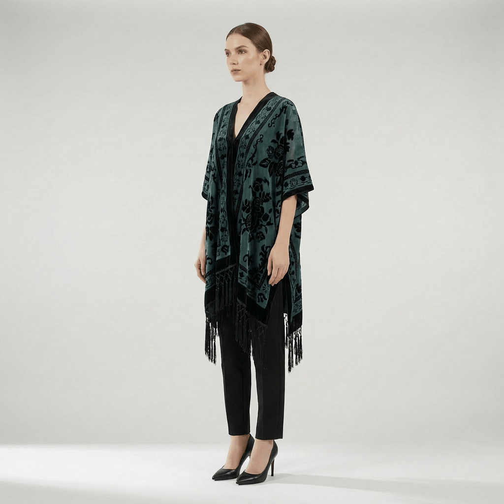Veste Kimono Bohême Châle