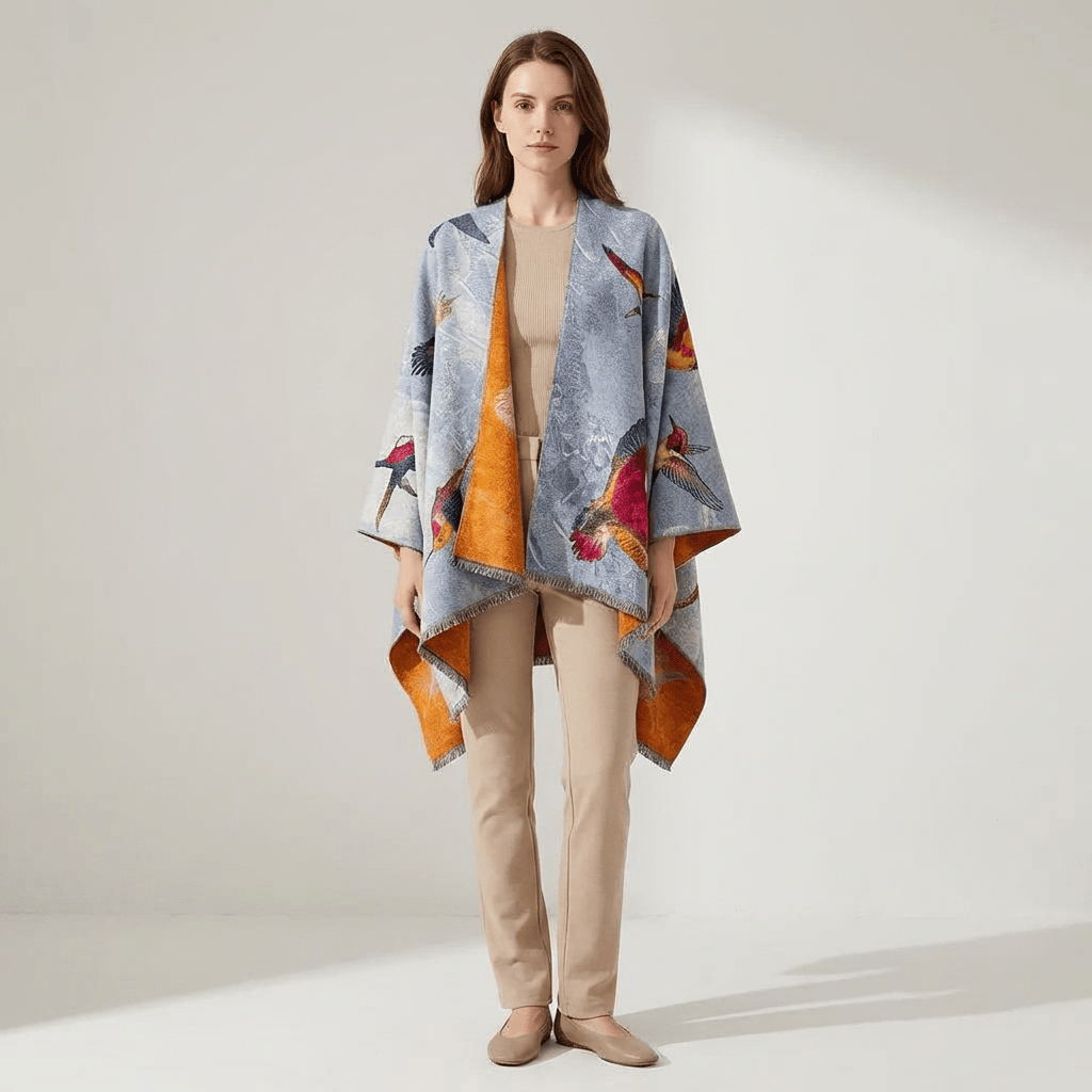 Veste Kimono Court Femme