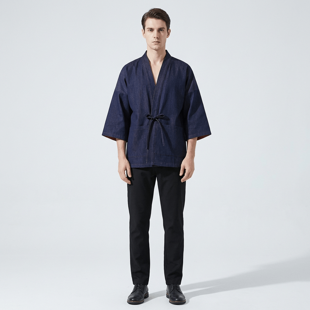 Veste Kimono Denim Homme