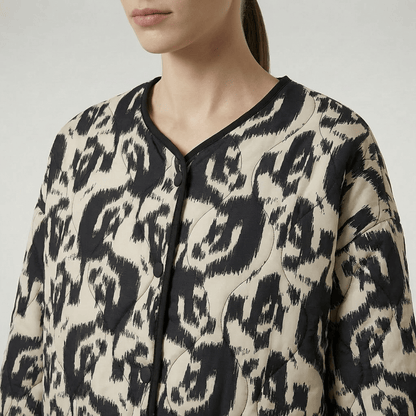 Motif abstrait noir et blanc