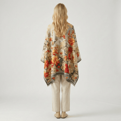 Veste Kimono Fleuri Femme