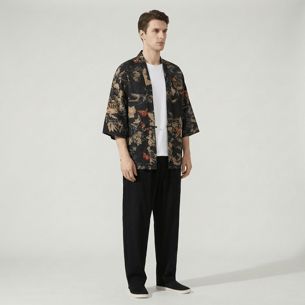 Veste Kimono Homme Moderne